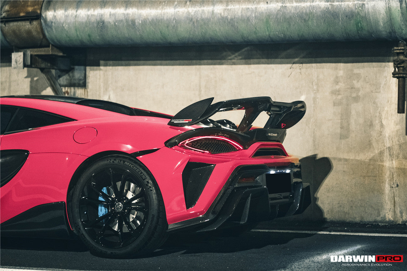 DarwinPRO Darwinpro 2015-2021 McLaren 540c & 570s BKSS Style Rear Bumper and Wing and Engine Trunk and Exhaust