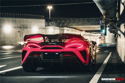 DarwinPRO Darwinpro 2015-2021 McLaren 540c & 570s BKSS Style Rear Bumper and Wing and Engine Trunk and Exhaust