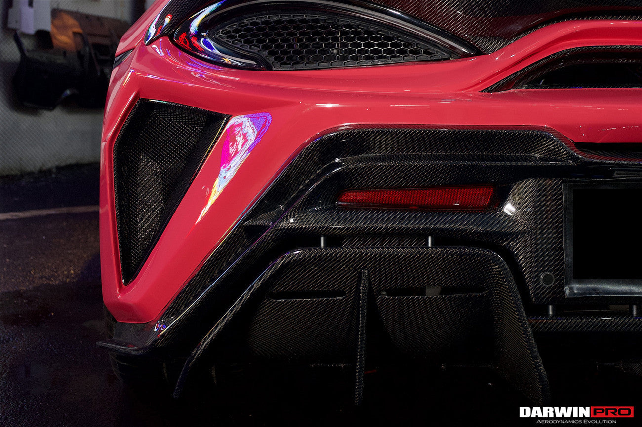 DarwinPRO Darwinpro 2015-2021 McLaren 540c & 570s BKSS Style Rear Bumper and Wing and Engine Trunk and Exhaust