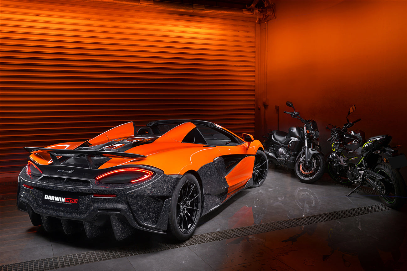 Parachoques trasero de fibra de carbono DarwinPRO 2018-2021 McLaren 600lt