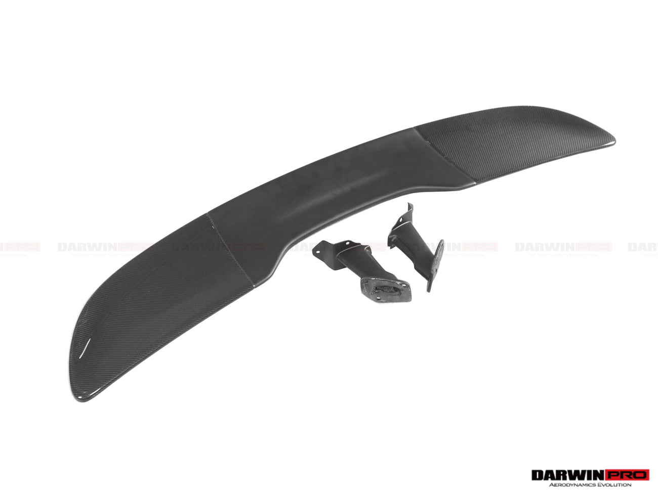 DarwinPRO 2015-2020 McLaren 540C 570S 570GT 600LT-Style Partial Carbon Fiber Rear Bumper with Diffuser  and Trunk Spoiler and Engine Trunk and Exhaust