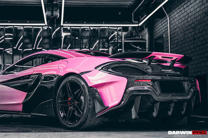DarwinPRO Carbon Fiber Rear Bumper Side Canards | 2018-2021 McLaren 600lt