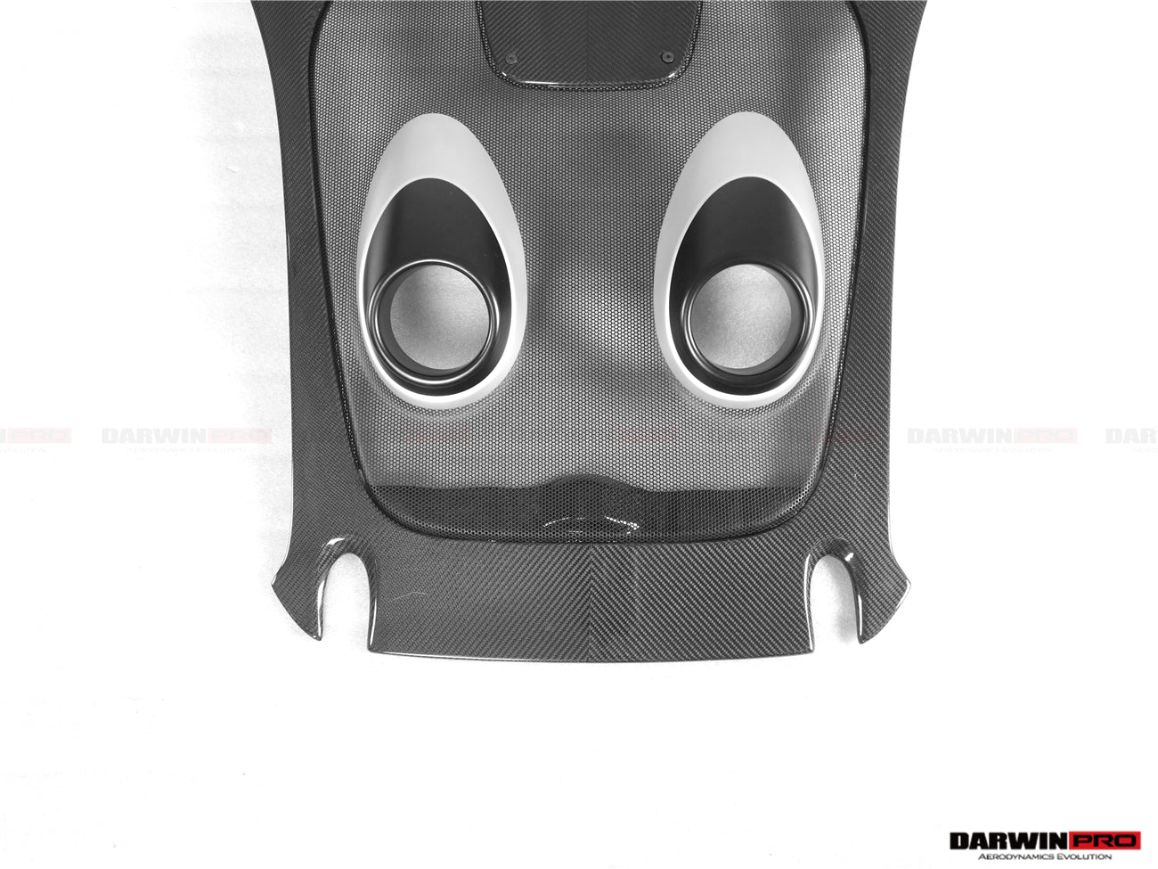 DarwinPRO 2015-2020 McLaren 540C 570S 570GT 600LT-Style Partial Carbon Fiber Rear Bumper with Diffuser  and Trunk Spoiler and Engine Trunk and Exhaust