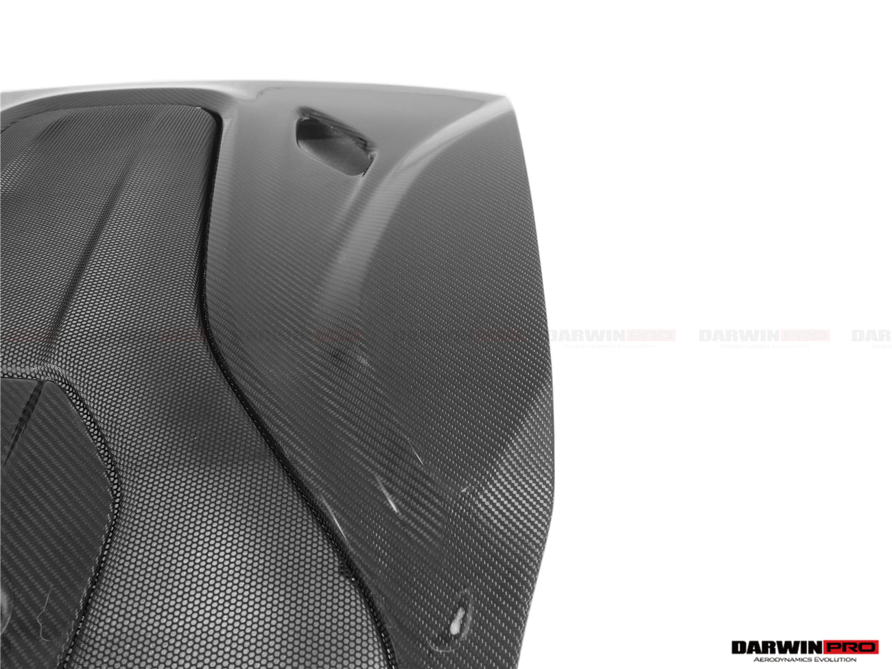 DarwinPRO 2015-2020 McLaren 540C 570S 570GT 600LT-Style Partial Carbon Fiber Rear Bumper with Diffuser  and Trunk Spoiler and Engine Trunk and Exhaust