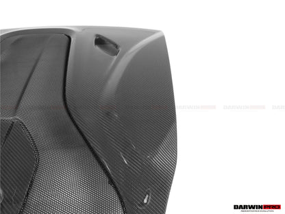 DarwinPRO 2015-2020 McLaren 540C 570S 570GT 600LT-Style Partial Carbon Fiber Rear Bumper with Diffuser  and Trunk Spoiler and Engine Trunk and Exhaust