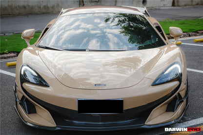 DarwinPRO BKSS Style Carbon Fiber Front Lip | 2015-2021 McLaren 540C