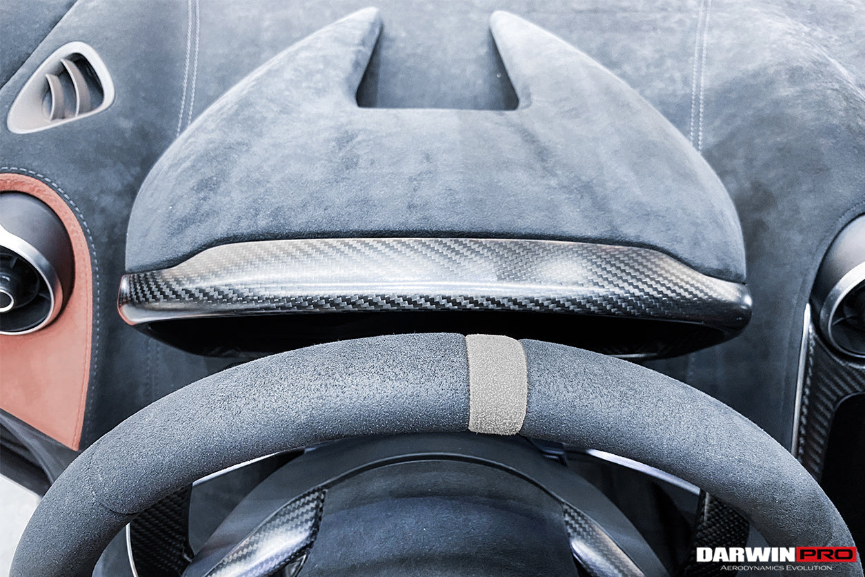 Cubierta de fibra de carbono seca para el panel de instrumentos DarwinPRO | McLaren 540C, 570S, 570GT, 600LT (2015-2021)