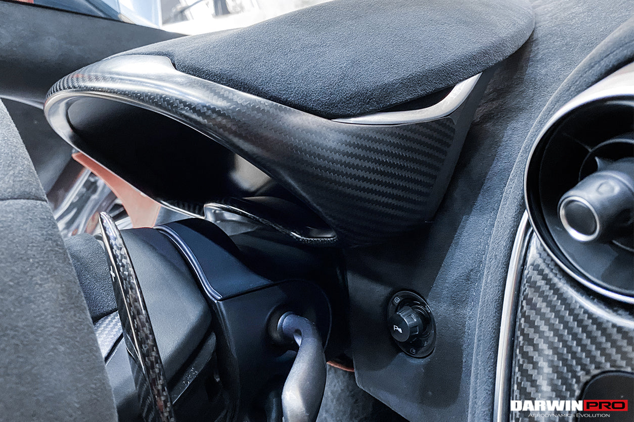 Cubierta de fibra de carbono seca para el panel de instrumentos DarwinPRO | McLaren 540C, 570S, 570GT, 600LT (2015-2021)