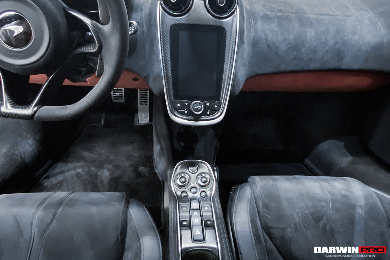 DarwinPRO 2015-2021 McLaren 540c 570s 570gt 600lt Dry Carbon Fiber Interiors (6pcs)