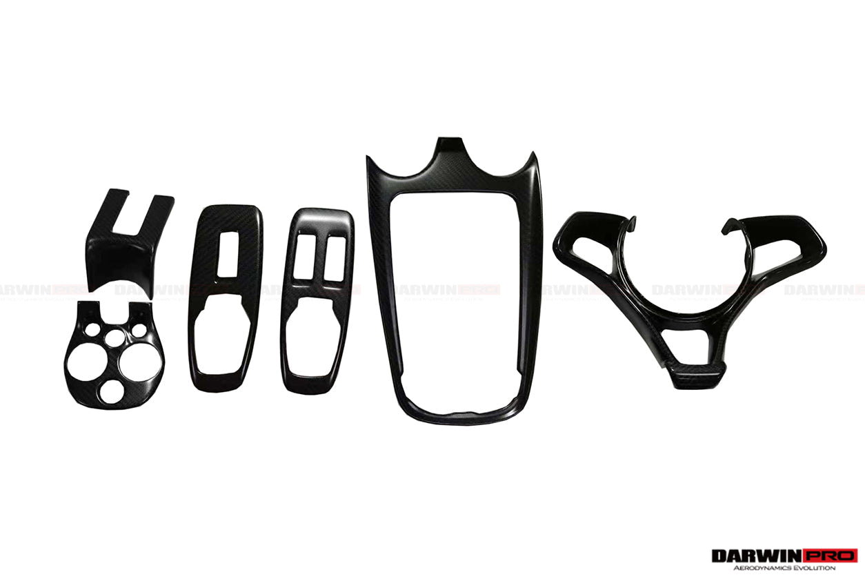 DarwinPRO 2015-2021 McLaren 540c 570s 570gt 600lt Dry Carbon Fiber Interiors (6pcs)