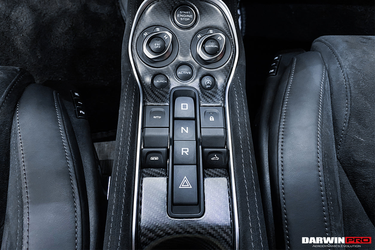 DarwinPRO 2015-2021 McLaren 540c 570s 570gt 600lt Dry Carbon Fiber Interiors (6pcs)