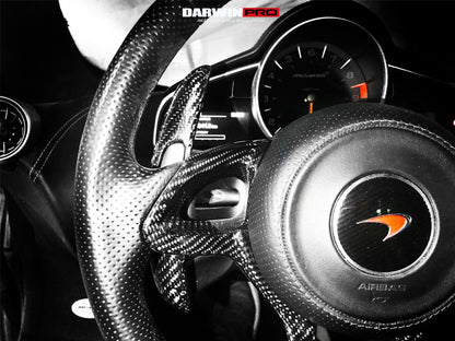 Levas de cambio de fibra de carbono autoclave DarwinPRO 2011-2020 McLaren 540c, 570s, 650s 12C