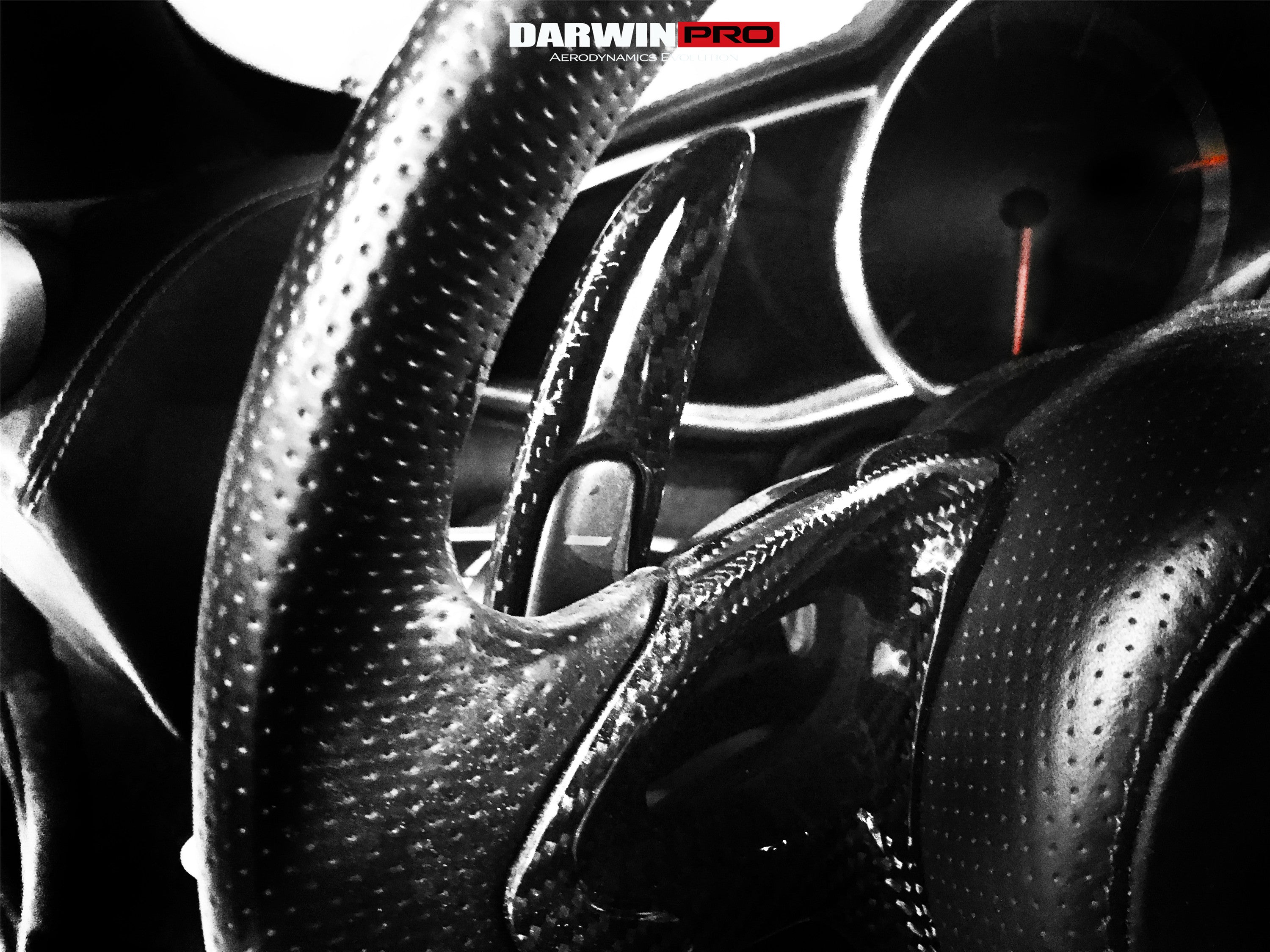 Levas de cambio de fibra de carbono autoclave DarwinPRO 2011-2020 McLaren 540c, 570s, 650s 12C