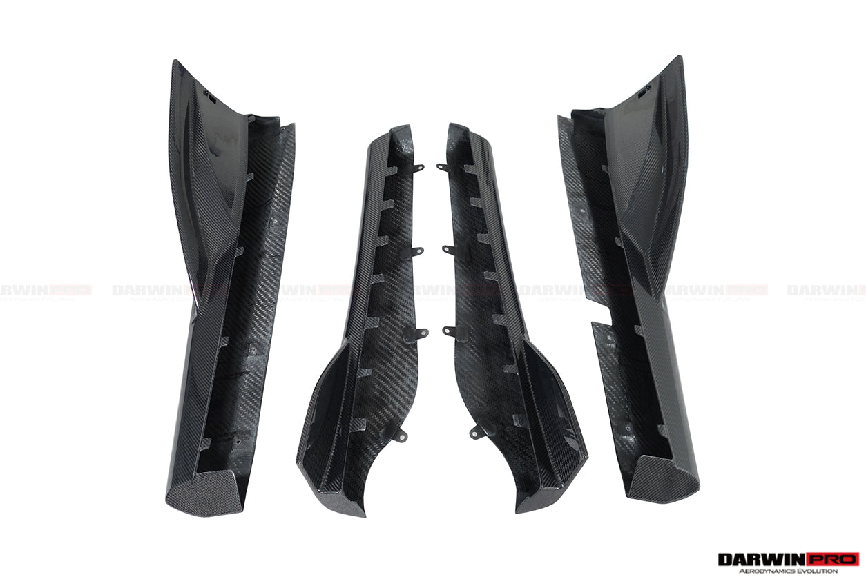 DarwinPRO 2015-2021 McLaren 600lt 540C 570S Carbon Fiber Side Skirts Under Board