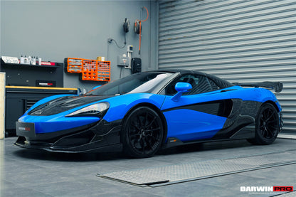 DarwinPRO 2018-2021 McLaren 600lt Carbon Fiber Quarter Panel Rear Side Skirts