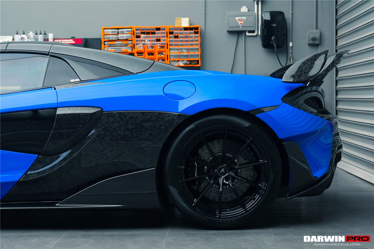 DarwinPRO 2018-2021 McLaren 600lt Carbon Fiber Quarter Panel Rear Side Skirts