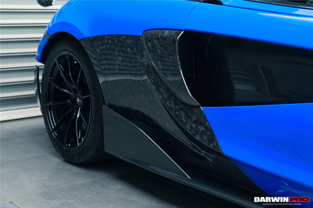 DarwinPRO 2018-2021 McLaren 600lt Carbon Fiber Quarter Panel Rear Side Skirts