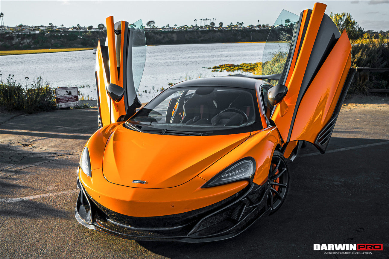 DarwinPRO BKSS Style Carbon Fiber Side Skirts Under Board | 2015-2021 McLaren 600LT, 540C, 570S