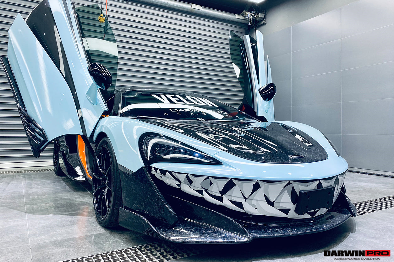 DarwinPRO BKSS Style Carbon Fiber Side Skirts Under Board | 2015-2021 McLaren 600LT, 540C, 570S