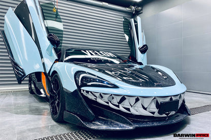 DarwinPRO BKSS Style Carbon Fiber Side Skirts Under Board | 2015-2021 McLaren 600LT, 540C, 570S