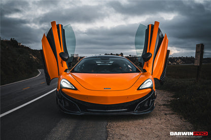 DarwinPRO BKSS Style Carbon Fiber Side Skirts Under Board | 2015-2021 McLaren 600LT, 540C, 570S