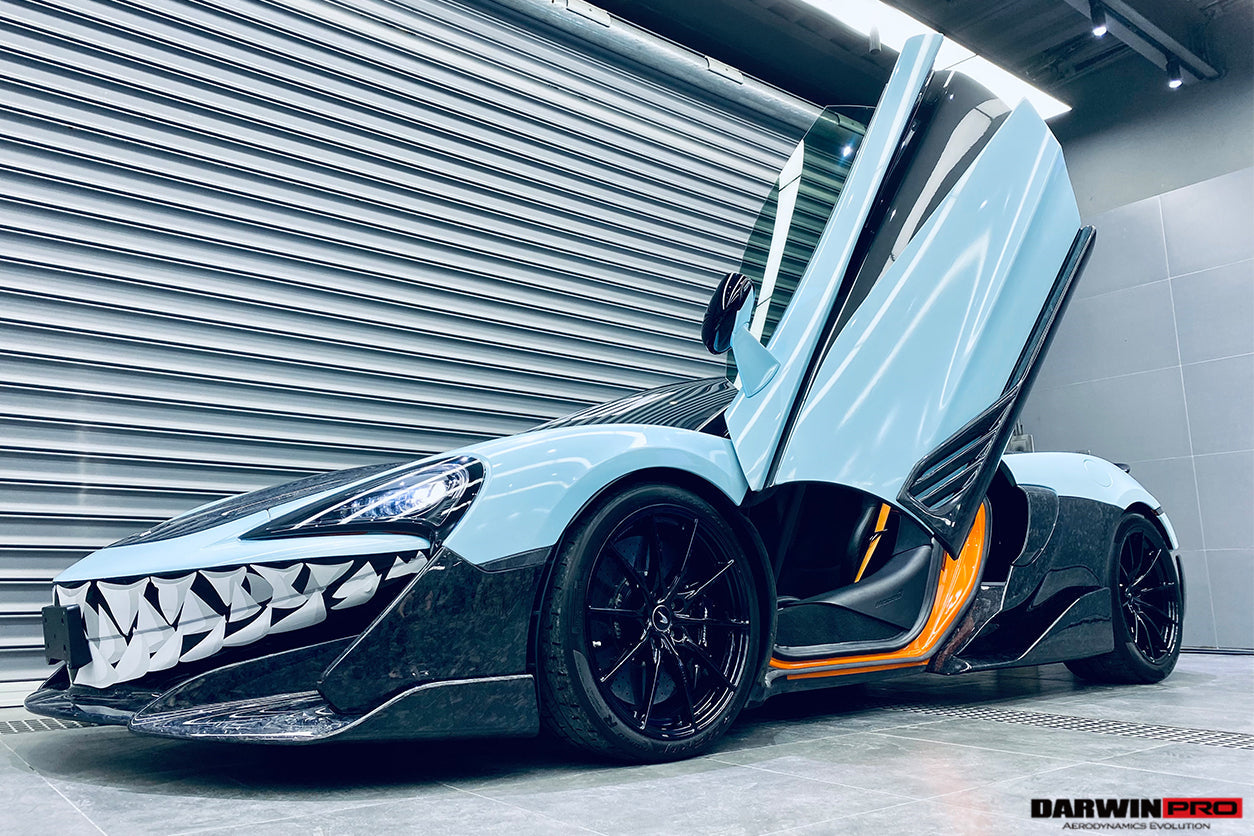 DarwinPRO BKSS Style Carbon Fiber Side Skirts Under Board | 2015-2021 McLaren 600LT, 540C, 570S