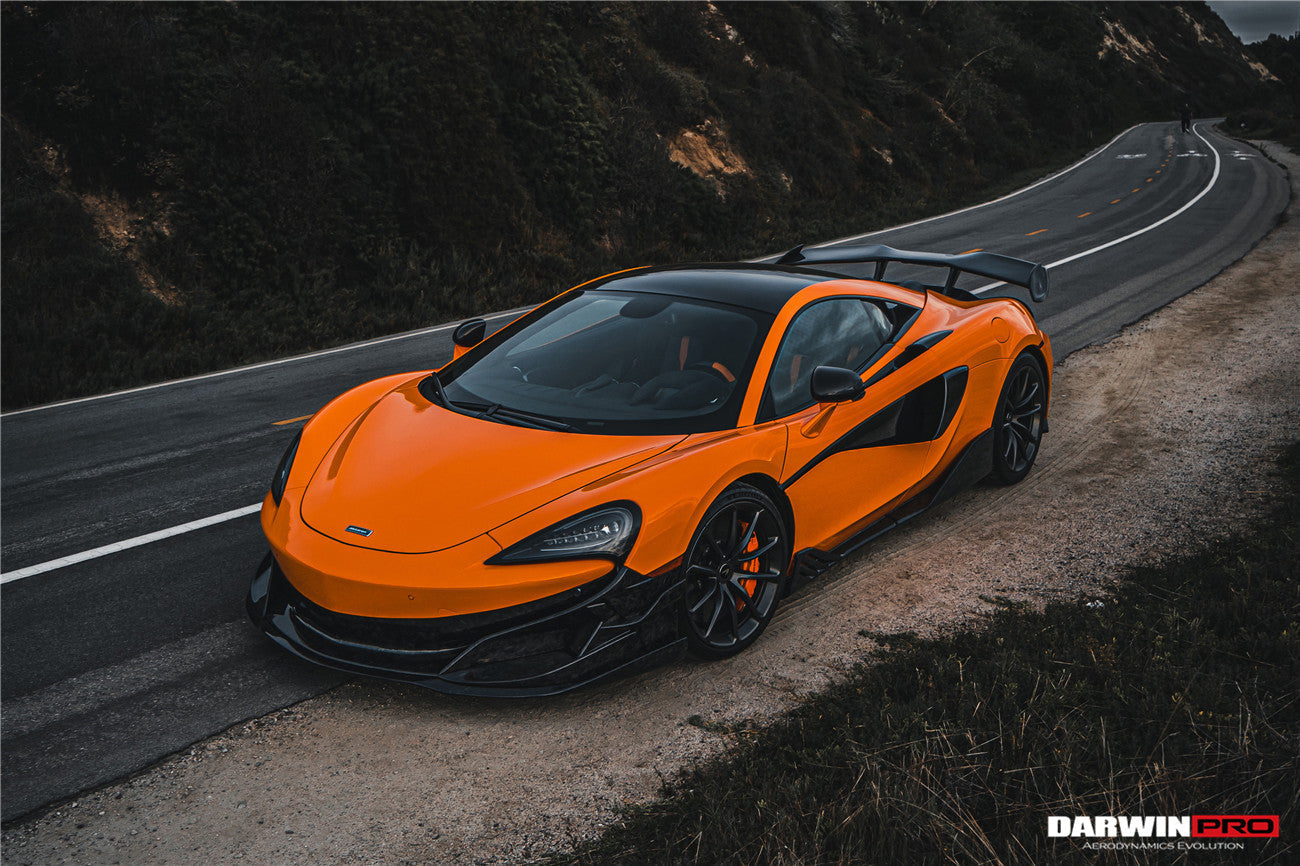 DarwinPRO BKSS Style Carbon Fiber Side Skirts Under Board | 2015-2021 McLaren 600LT, 540C, 570S