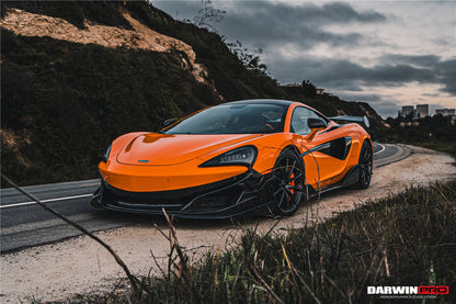 DarwinPRO BKSS Style Carbon Fiber Side Skirts Under Board | 2015-2021 McLaren 600LT, 540C, 570S
