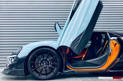 DarwinPRO BKSS Style Carbon Fiber Side Skirts Under Board | 2015-2021 McLaren 600LT, 540C, 570S