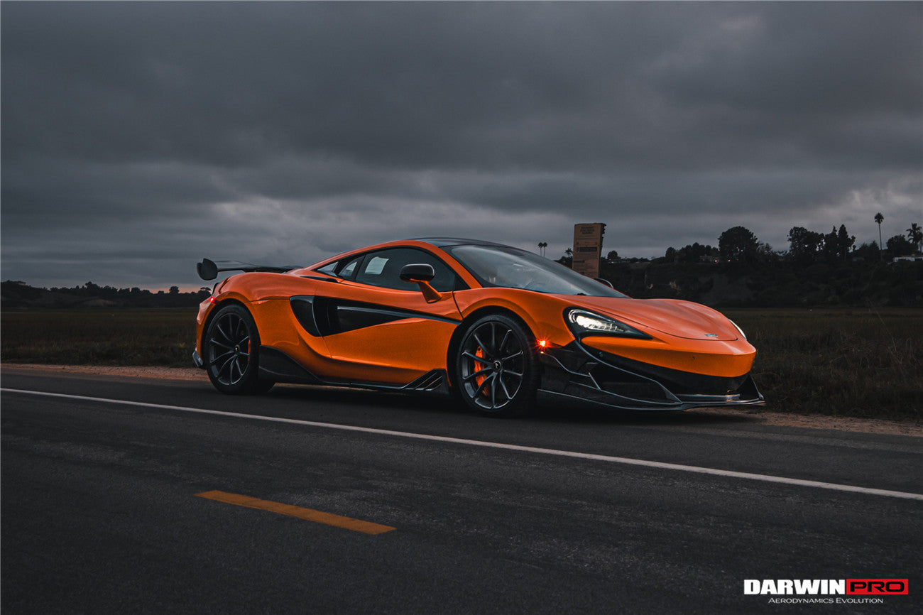 DarwinPRO BKSS Style Carbon Fiber Side Skirts Under Board | 2015-2021 McLaren 600LT, 540C, 570S