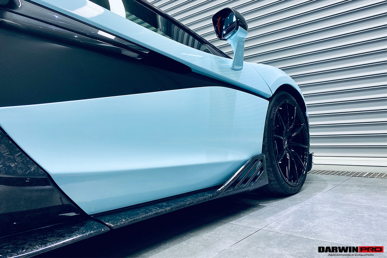 DarwinPRO BKSS Style Carbon Fiber Side Skirts Under Board | 2015-2021 McLaren 600LT, 540C, 570S