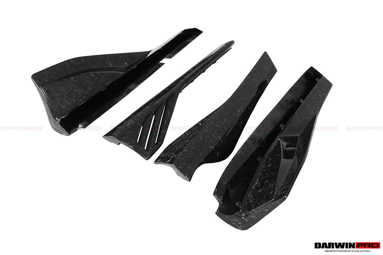 DarwinPRO BKSS Style Carbon Fiber Side Skirts Under Board | 2015-2021 McLaren 600LT, 540C, 570S