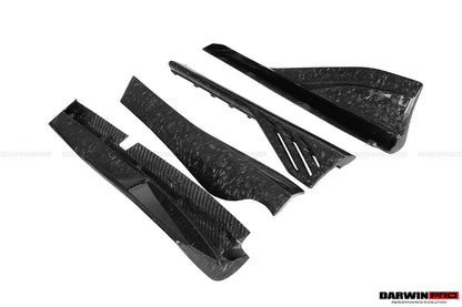 DarwinPRO BKSS Style Carbon Fiber Side Skirts Under Board | 2015-2021 McLaren 600LT, 540C, 570S