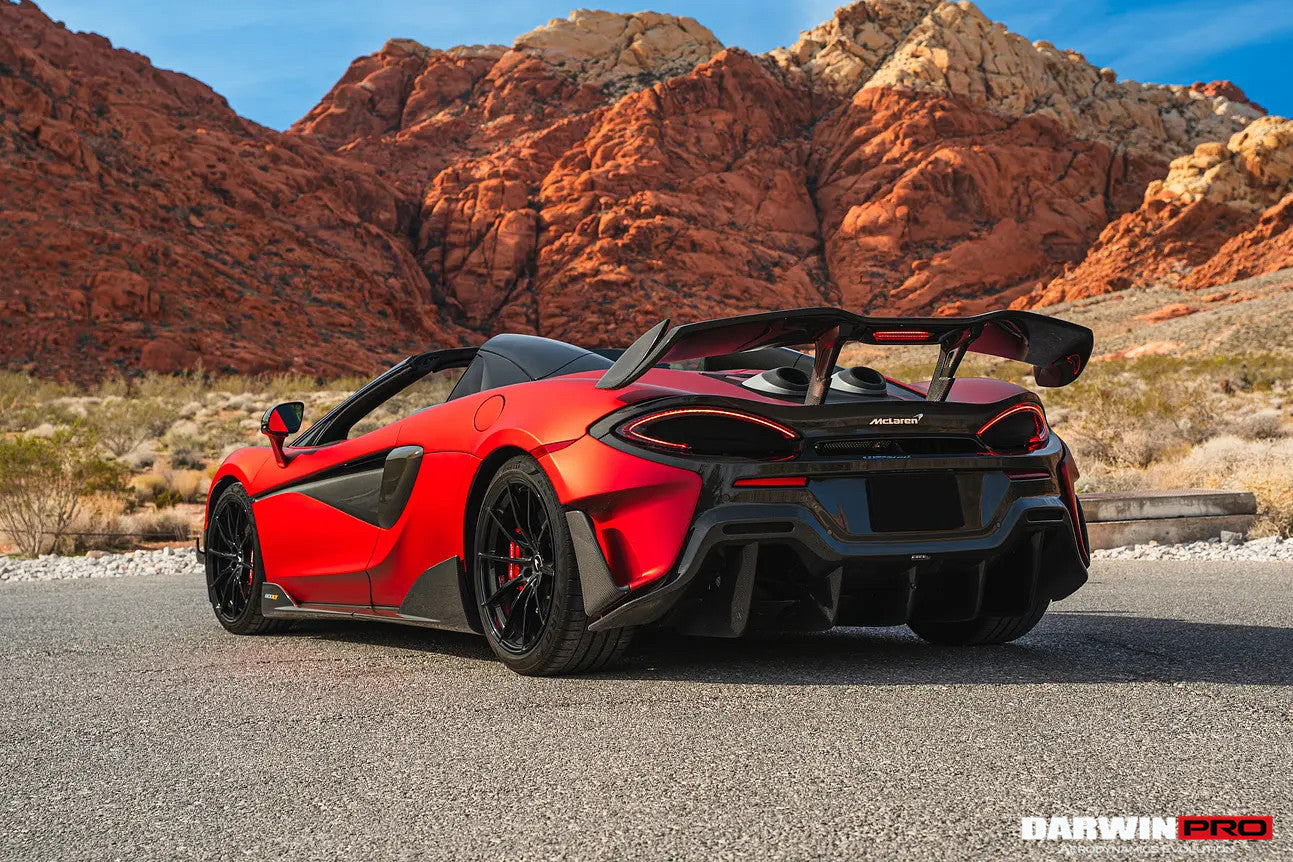 Parachoques trasero de fibra de carbono DarwinPRO 2018-2021 McLaren 600lt