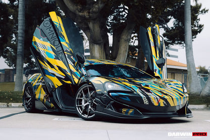 DarwinPRO BKSS Style Carbon Fiber Front Lip | 2015-2021 McLaren 540C