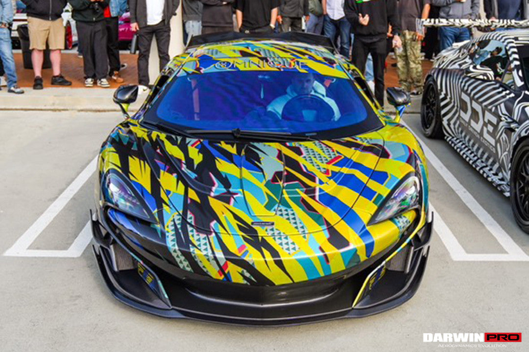 DarwinPRO BKSS Style Carbon Fiber Front Lip | 2015-2021 McLaren 540C