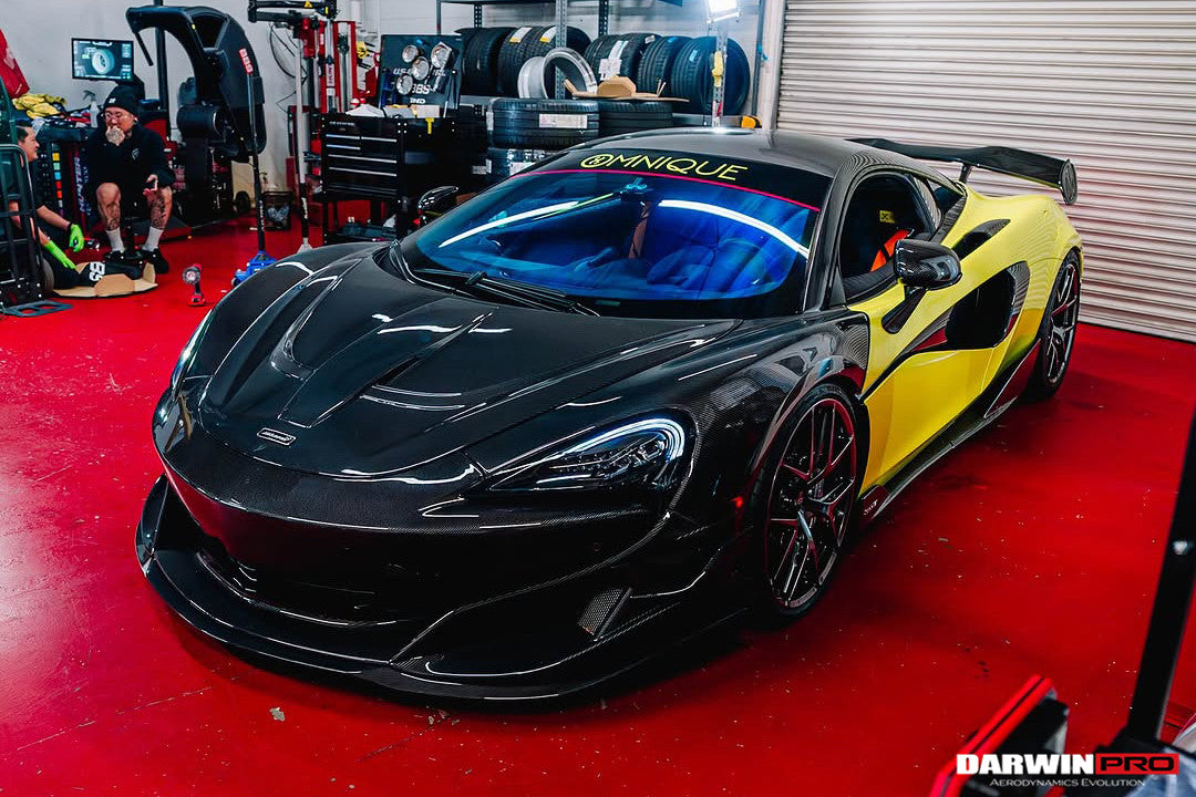 DarwinPRO 2015-2021 McLaren 600lt & 570S BKSS Style Carbon Fiber Front Lip