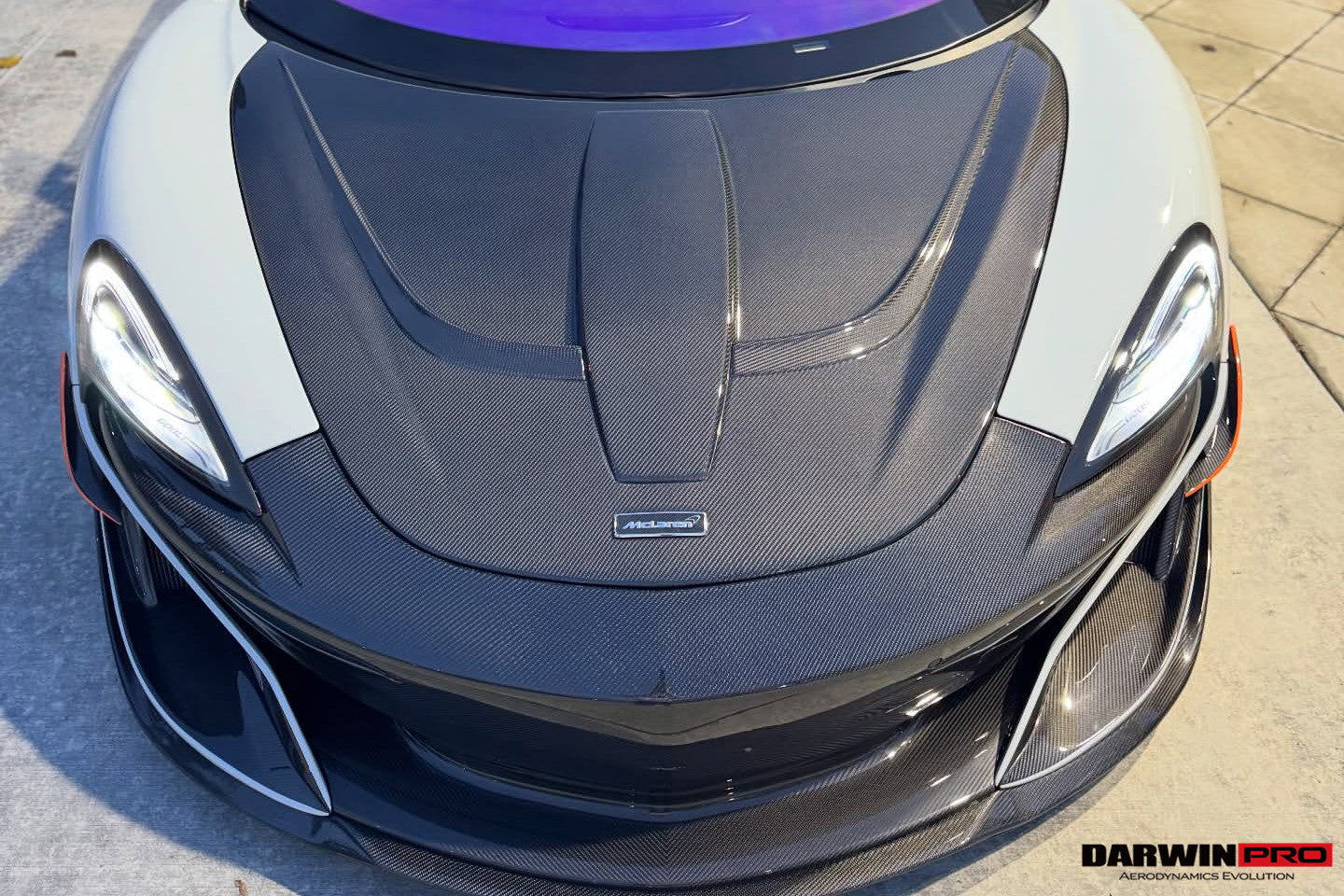 Capó de fibra de carbono DarwinPRO 2015-2021 McLaren 540C / 570S / 570GT / 600LT estilo BKSSII