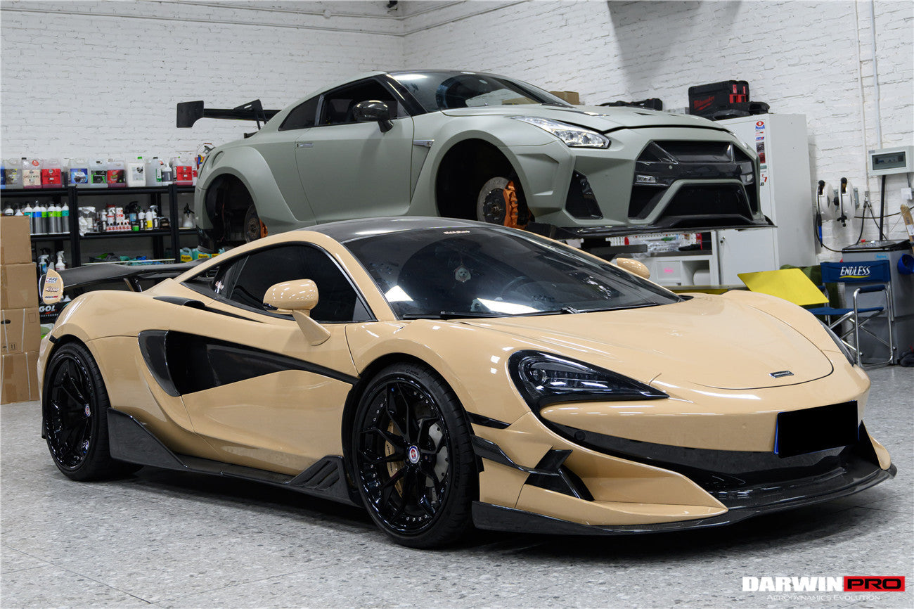 Borde delantero de fibra de carbono DarwinPRO 2015-2021 McLaren 600lt y 570S estilo BKSS