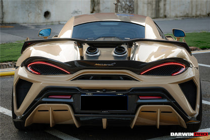 DarwinPRO 2018-2021 McLaren 600lt BKSS Style Partial Carbon Fiber Rear Bumper