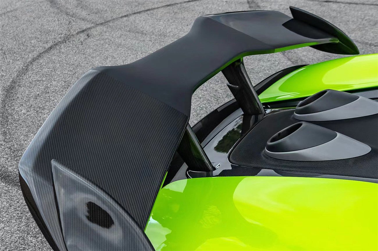 DarwinPRO BKSS Style Dry Carbon Fiber Trunk Spoiler Wing | 2018-2021 McLaren 600LT