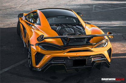 DarwinPRO BKSS Style Dry Carbon Fiber Trunk Spoiler Wing | 2018-2021 McLaren 600LT