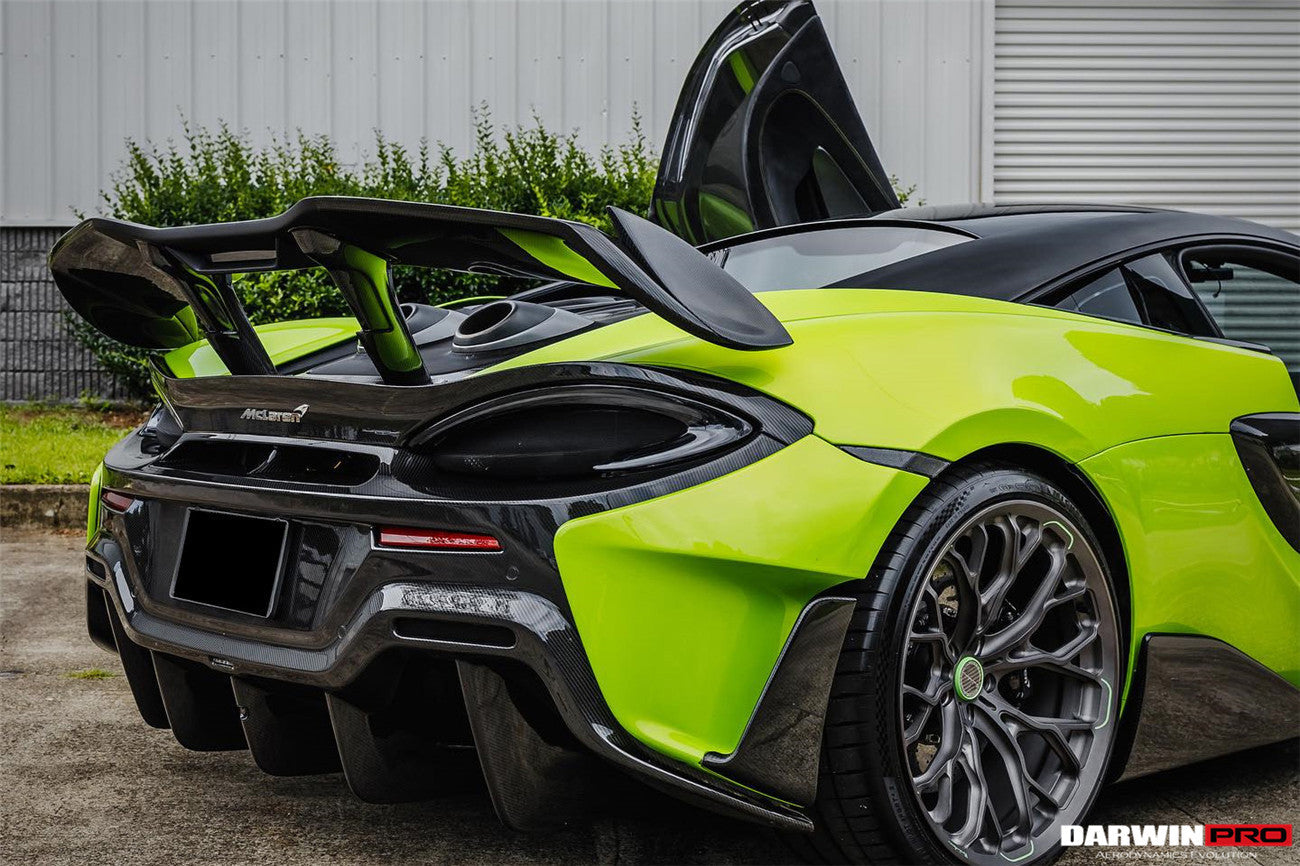 Parachoques trasero de fibra de carbono DarwinPRO 2018-2021 McLaren 600lt
