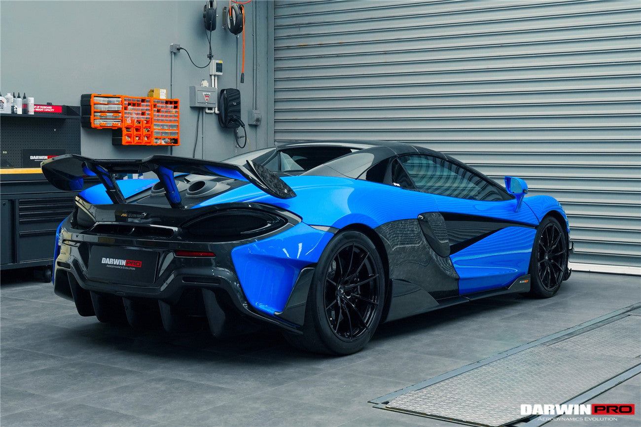 DarwinPRO 2018-2021 McLaren 600lt BKSS Style Partial Carbon Fiber Rear Bumper