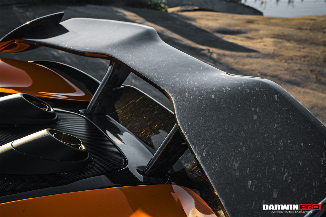 DarwinPRO BKSS Style Dry Carbon Fiber Trunk Spoiler Wing | 2018-2021 McLaren 600LT