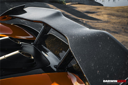 DarwinPRO BKSS Style Dry Carbon Fiber Trunk Spoiler Wing | 2018-2021 McLaren 600LT