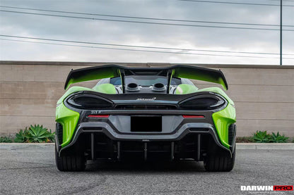 DarwinPRO BKSS Style Dry Carbon Fiber Trunk Spoiler Wing | 2018-2021 McLaren 600LT