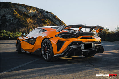 DarwinPRO BKSS Style Dry Carbon Fiber Trunk Spoiler Wing | 2018-2021 McLaren 600LT