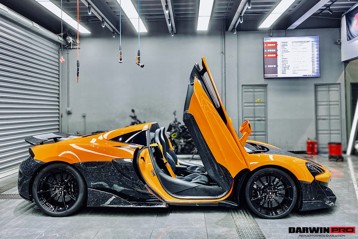 DarwinPRO 2018-2021 McLaren 600lt Carbon Fiber Quarter Panel Rear Side Skirts