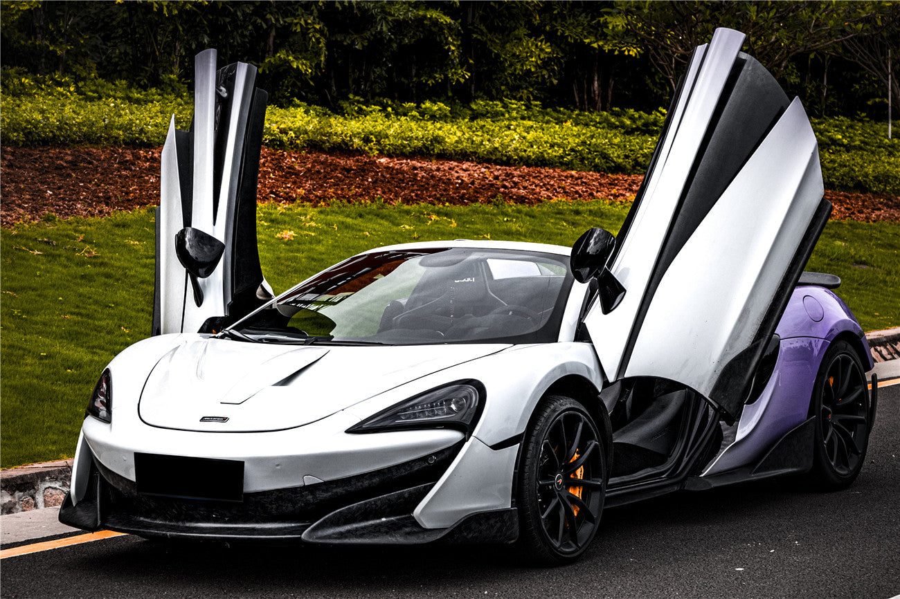 Borde de parachoques delantero de fibra de carbono DarwinPRO 2018-2021 McLaren 600lt